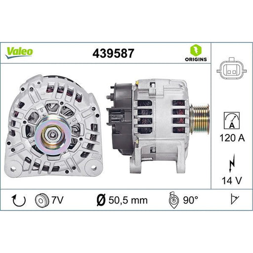 Valeo Car Alternator 12V 439587