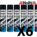 6 x Holts Car De-Icer Melts Windscreen Ice Frost Snow Aerosol Deicer 600ml Holts  - Town Parts