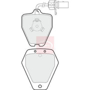 Apec Front Brake Pad Set PAD1278