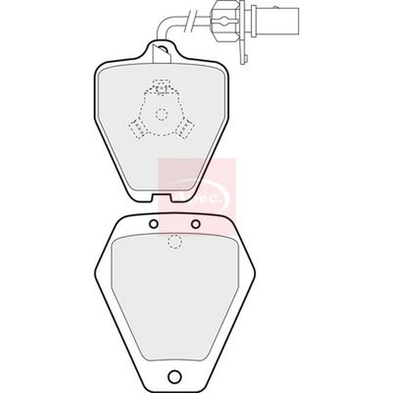 Apec Front Brake Pad Set PAD1278