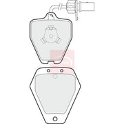 Apec Front Brake Pad Set PAD1278