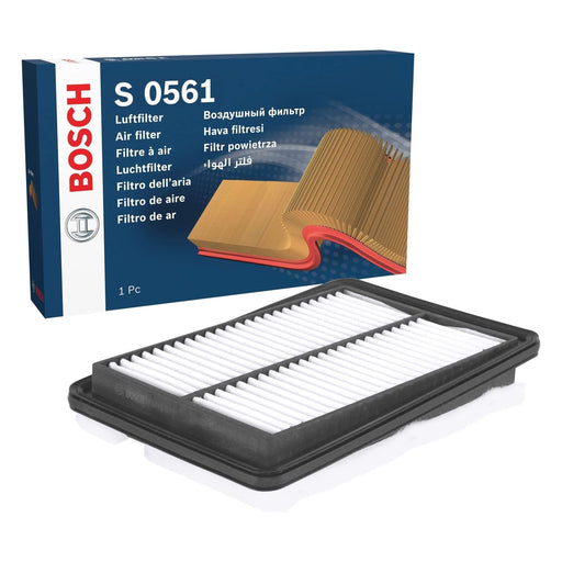 Genuine Bosch Car Air Filter S0561 Fits Nissan Qashqai Dig-T - 1.3 - 18- F026400 Bosch  - Town Parts