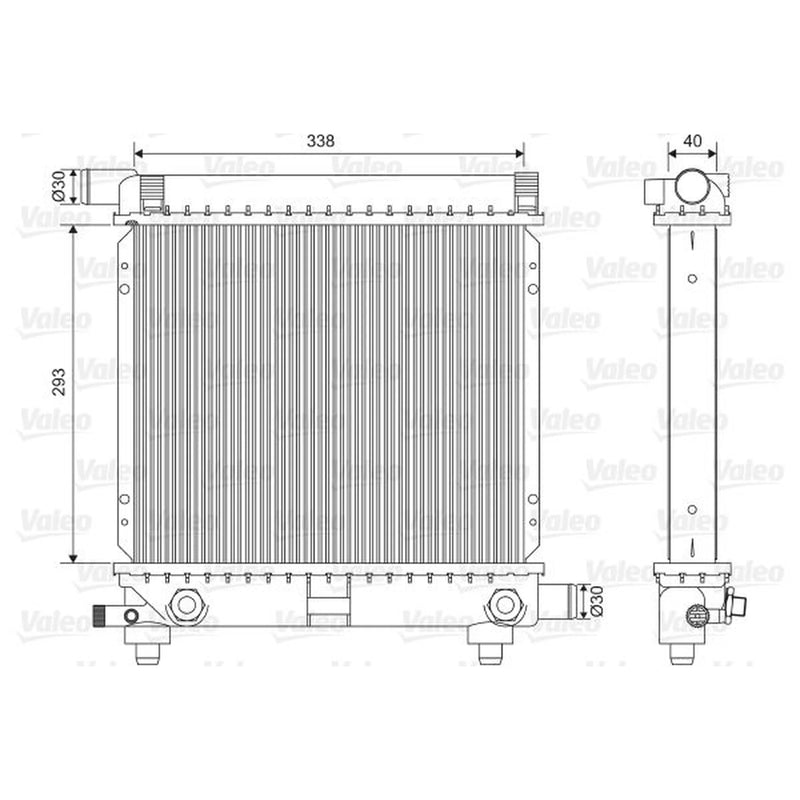 Valeo Engine Radiator 701590