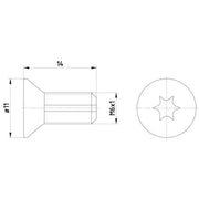 Textar 2 x Front Brake Disc Bolt TPM0012
