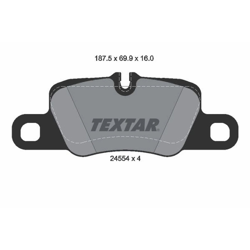 Textar Rear Brake Pad Set 2455402