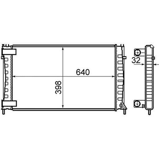 Mahle Engine Radiator CR 803 000S