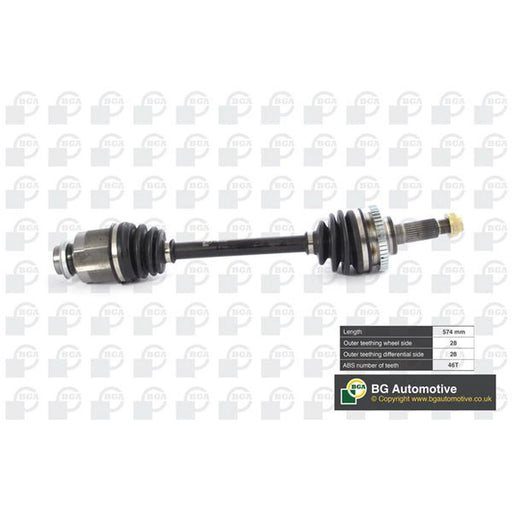 BGA CV Axle Shaft Assembly Front Right DS3605