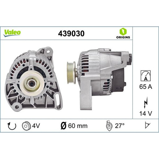 Valeo Car Alternator 12V 439030