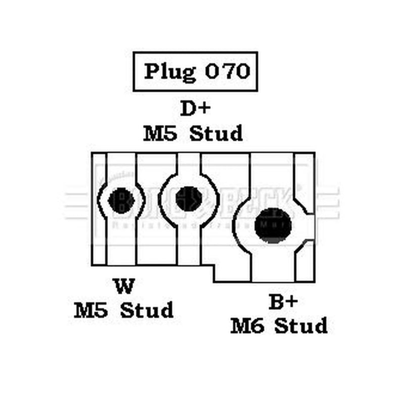 Borg & Beck Car Alternator 12V BBA2042