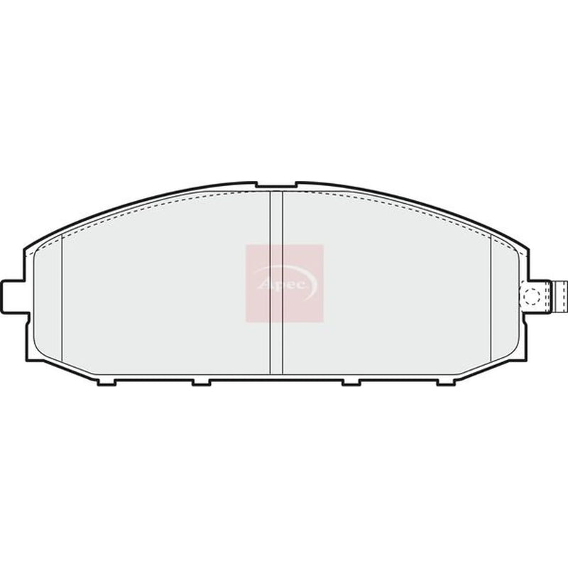 Apec Front Brake Pad Set PAD1151