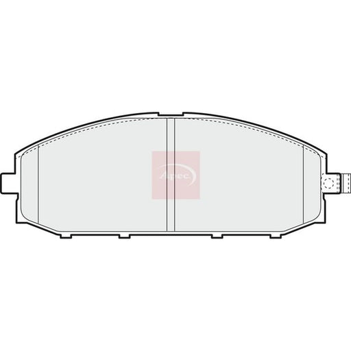 Apec Front Brake Pad Set PAD1151