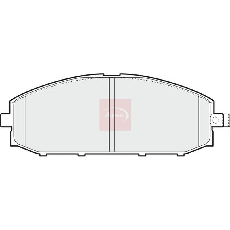 Apec Front Brake Pad Set PAD1151