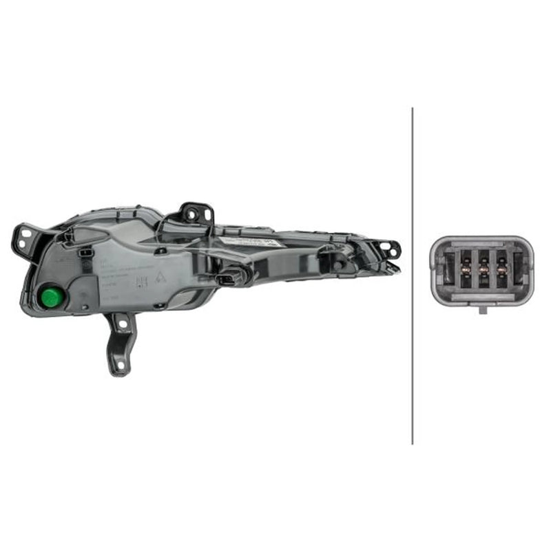 Hella Direction Indicator Light Left Front 2BA 013 163-011