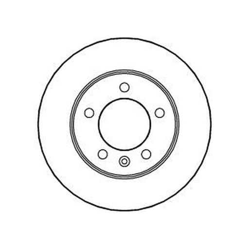 Abtex 2 x Solid Rear Brake Discs BD903S