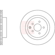 Apec 2 x Vented Front Brake Discs DSK3830