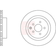 Apec 2 x Vented Front Brake Discs DSK3830