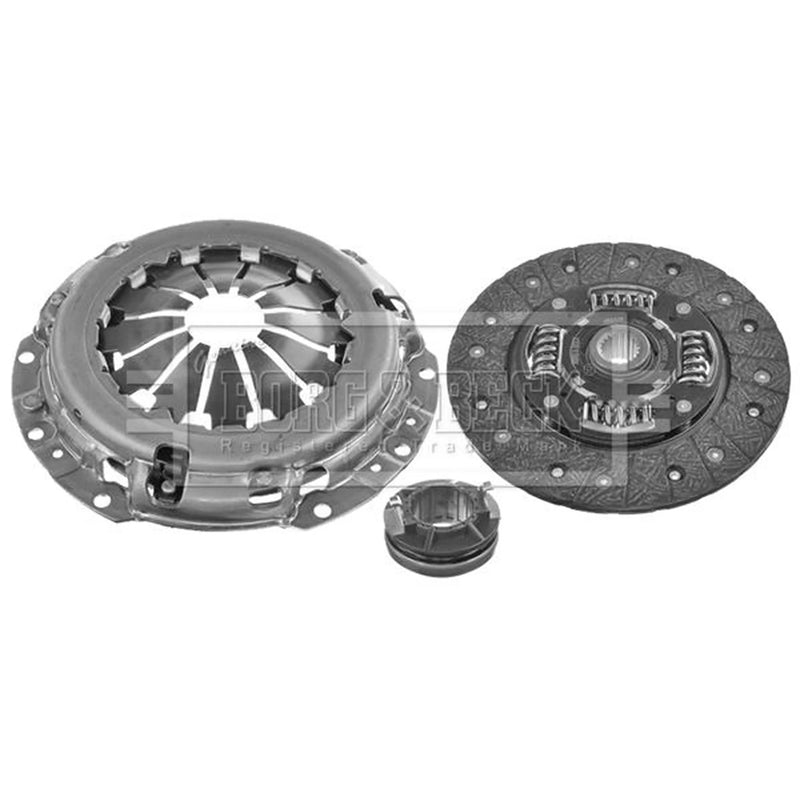 Borg & Beck Clutch Kit Set 3pc 200mm HK6759