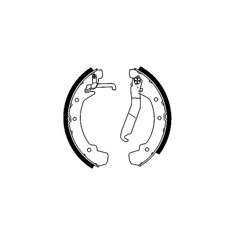Textar Brake Shoe Set Axle Kit 91038501