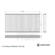 Blue Print Cabin Air Filter Set Wide High ADBP250091