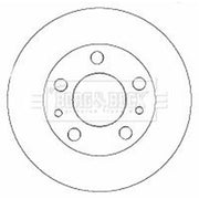 Borg & Beck 2 x Solid Rear Brake Discs BBD4415