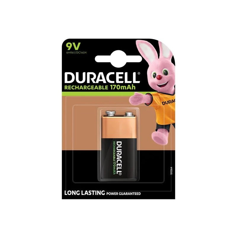 Duracell 9V 170Mah Rechargeable Battery - S3094