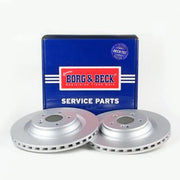 Borg & Beck 2 x Vented Rear Brake Discs BBD4679