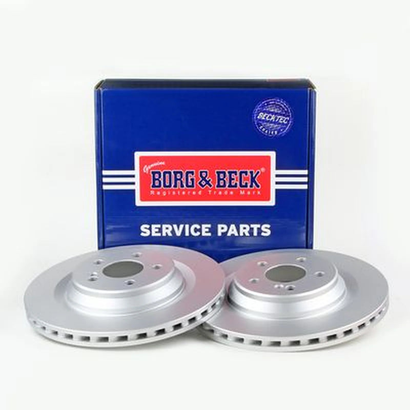 Borg & Beck 2 x Vented Rear Brake Discs BBD4679