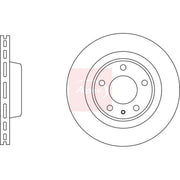 Apec 2 x Vented Front Brake Discs DSK3048