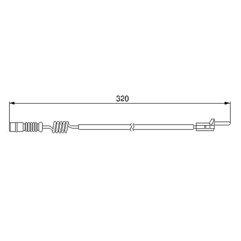 Bosch Brake Pad Wear Sensor Rear 1 987 474 964