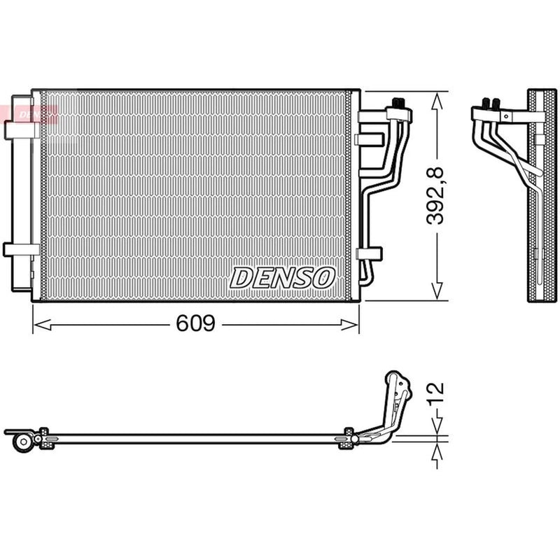 Denso Air Conditioning Condenser DCN41013