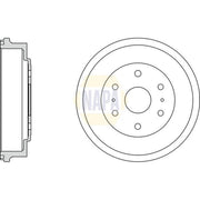 NAPA Brake Drum Assembly Rear NDR1036