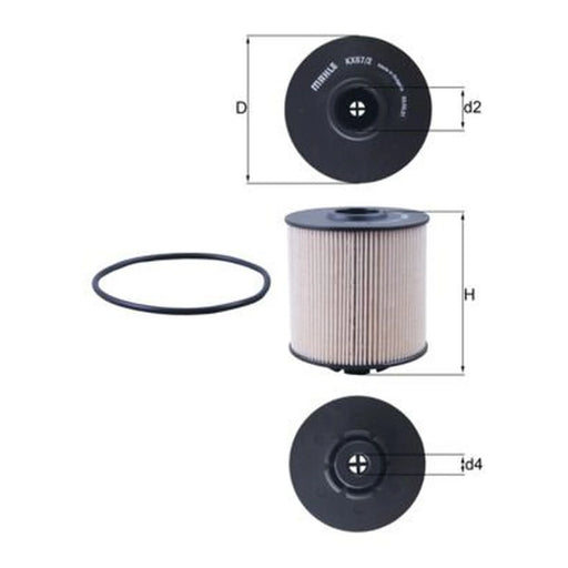 Mahle Fuel Filter Element KX 67/2D