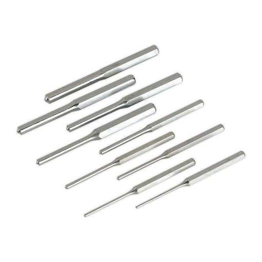 Sealey Roll Pin Punch Set 9pc 1/8-1/2" Imperial AK9109 Sealey  - Town Parts