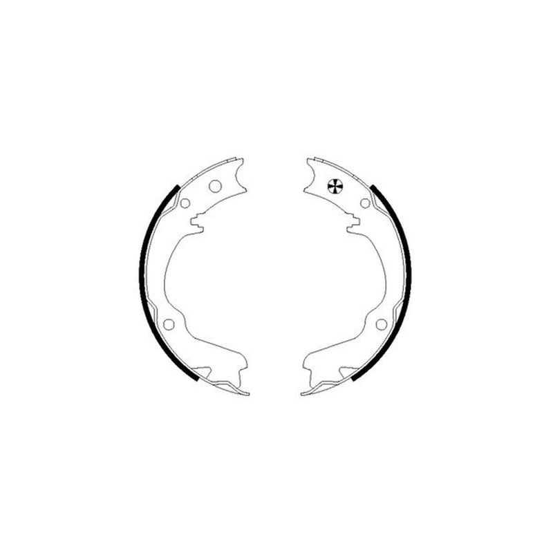 Textar Parking Brake Shoe Set 91055400