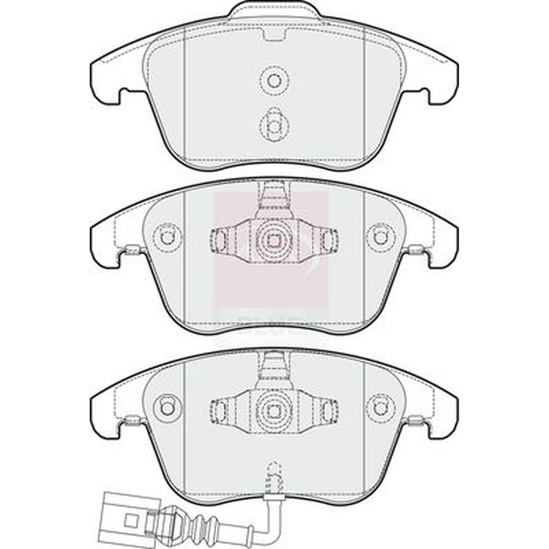 Apec Front Brake Pad Set PD3243