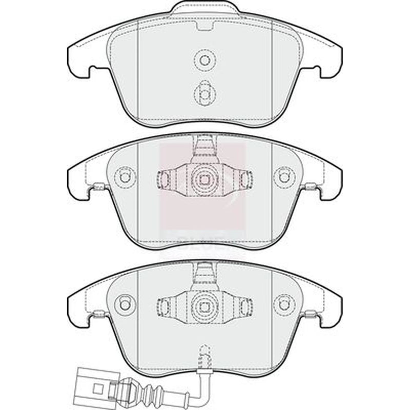 Apec Front Brake Pad Set PD3243