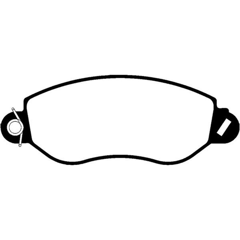 Abtex Front Brake Pad Set PLU3738