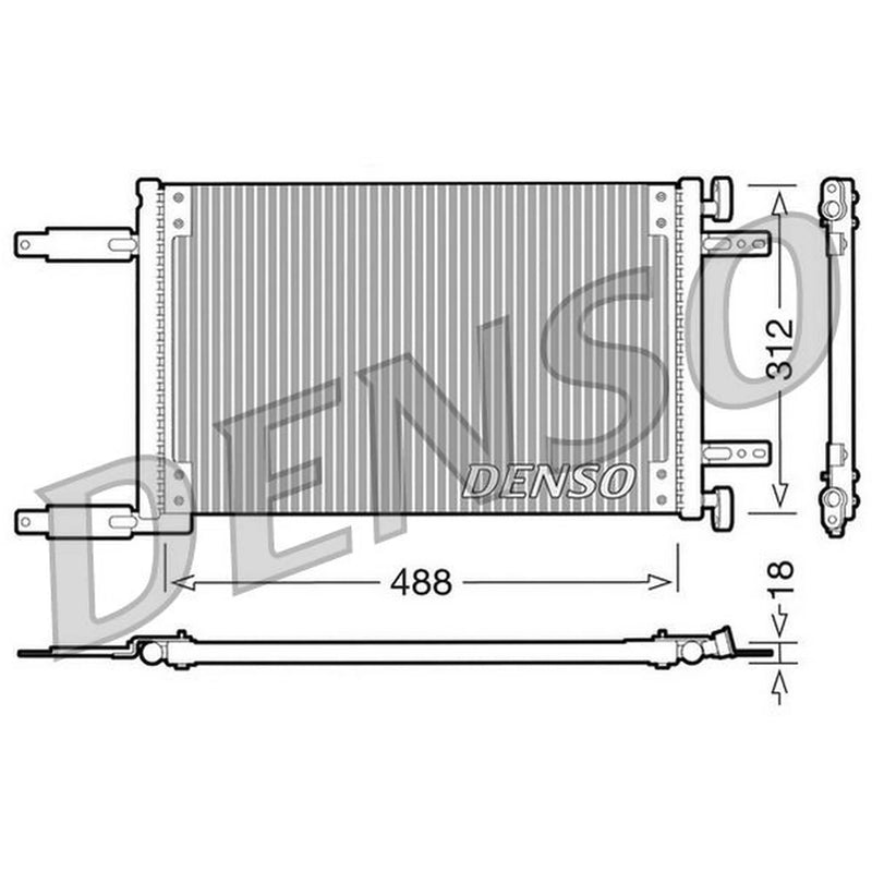 Denso Air Conditioning Condenser DCN09041