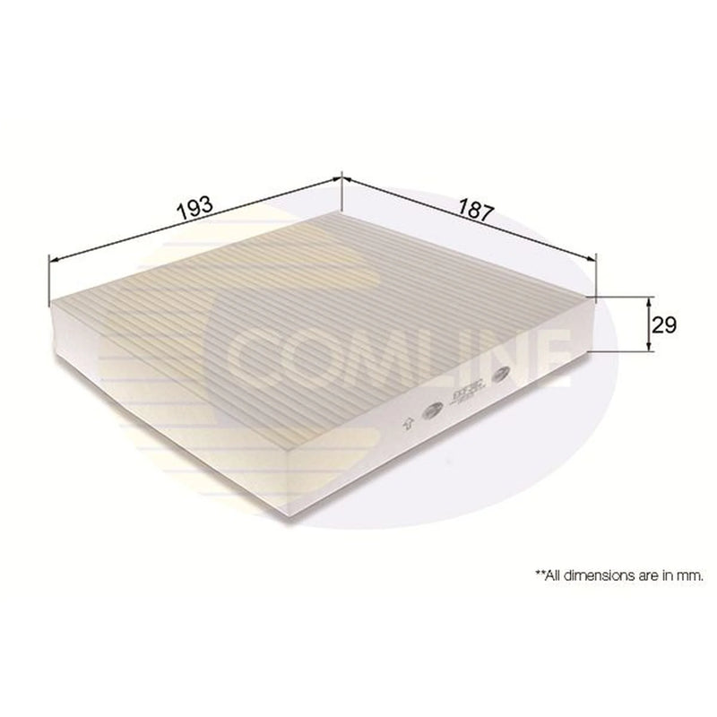 Comline Cabin Air Filter (Pollen Filter) EKF382