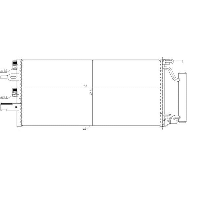 NRF Air Conditioning Condenser 350475