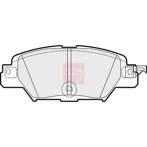 Apec Rear Brake Pad Set PAD2172