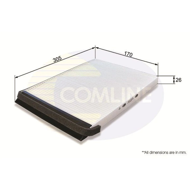 Comline Cabin Air Filter (Pollen Filter) EKF233