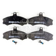 Borg & Beck 4 x Front Brake Pad Set BBP2422