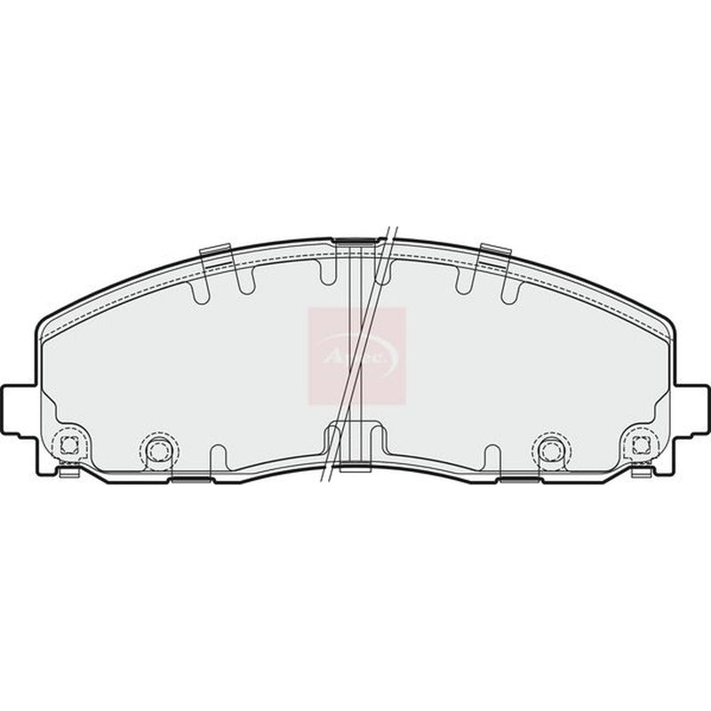 Apec Front Brake Pad Set PAD1880