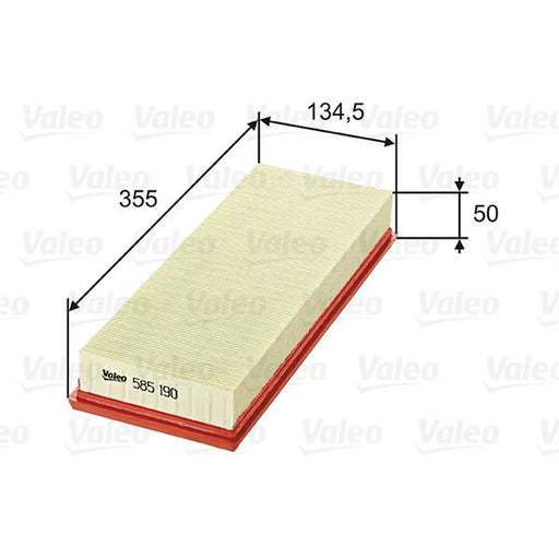 Valeo Engine Air Filter 585190