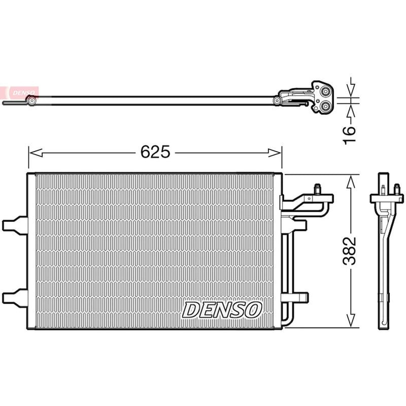 Denso Air Conditioning Condenser DCN33009