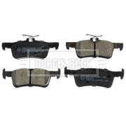 Borg & Beck 4 x Rear Brake Pad Set BBP2543