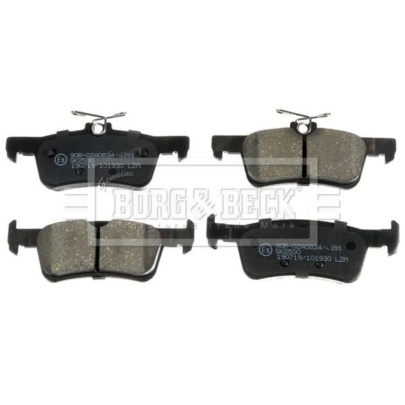 Borg & Beck 4 x Rear Brake Pad Set BBP2543