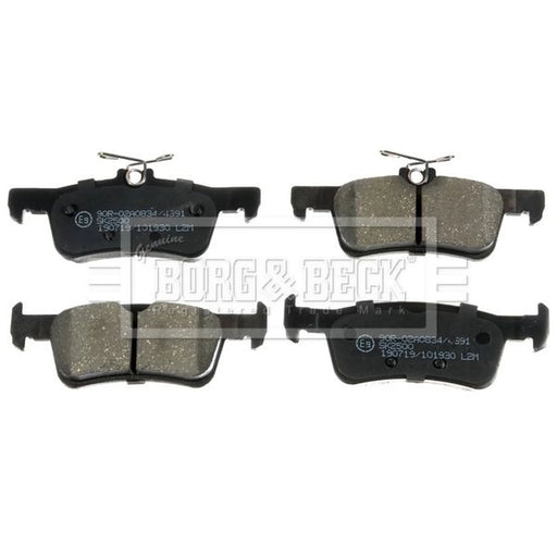 Borg & Beck 4 x Rear Brake Pad Set BBP2543