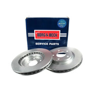 Borg & Beck 2 x Vented Front Brake Discs BBD4821